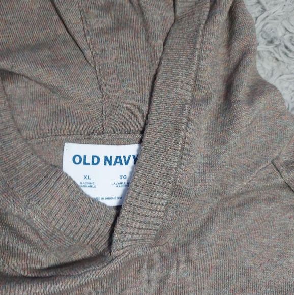 NWT Old Navy Static Gray Long Sleeve Hoodie Sweatshirt, XL - Picture 6 of 10